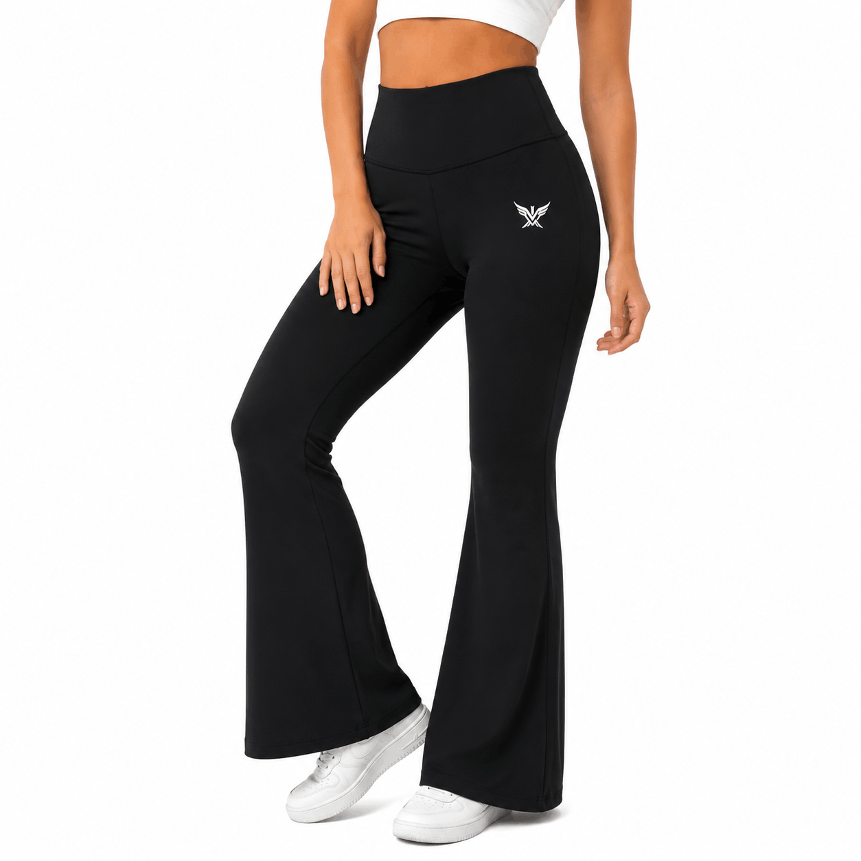 BLACK FLARE LEGGINGS