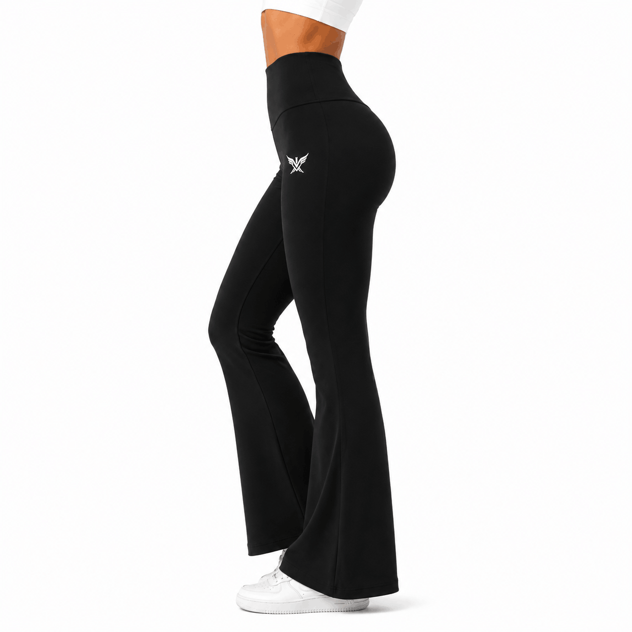 BLACK FLARE LEGGINGS