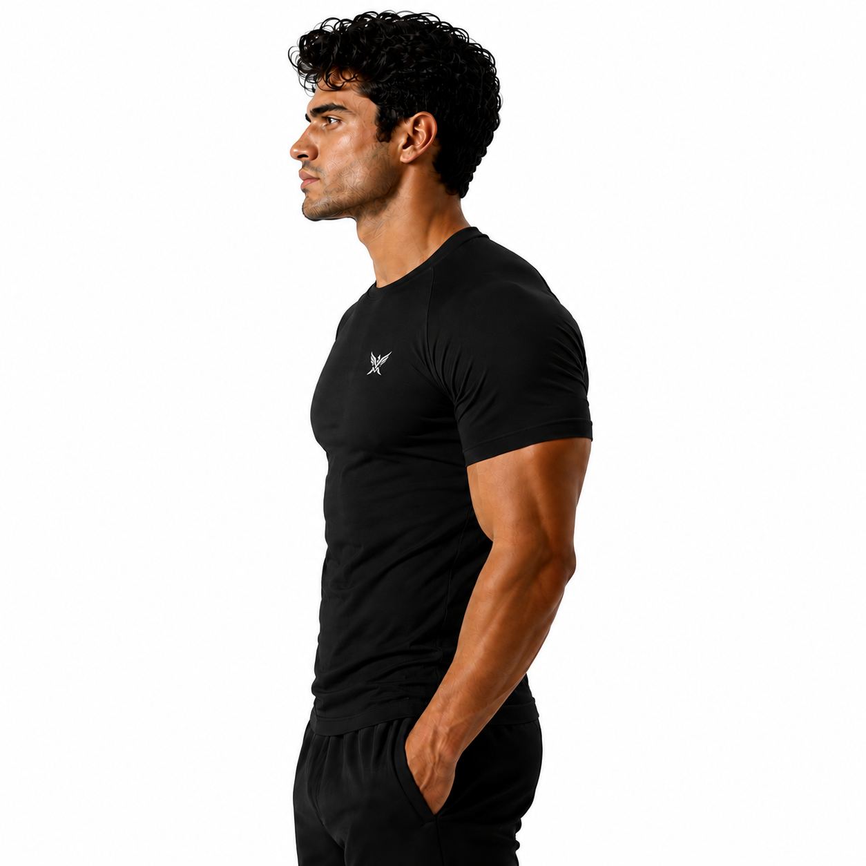 Men's Performance Short Sleeve Tee In Black